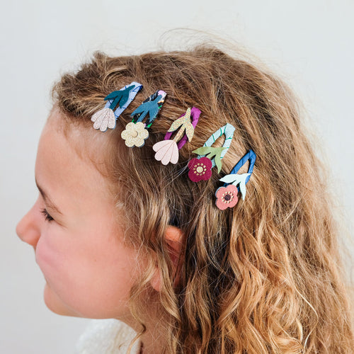 AUTUMN BOUQUET MINI HAIR CLIPS