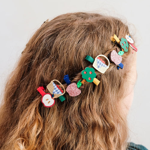 APPLE HARVEST SALON HAIR CLIPS