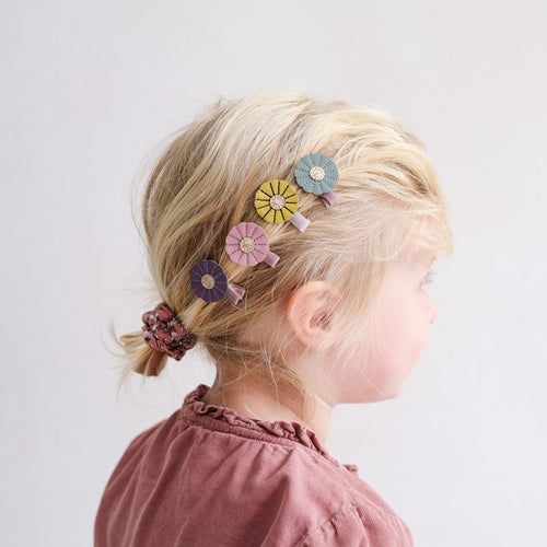 Autumn daisy mini clips